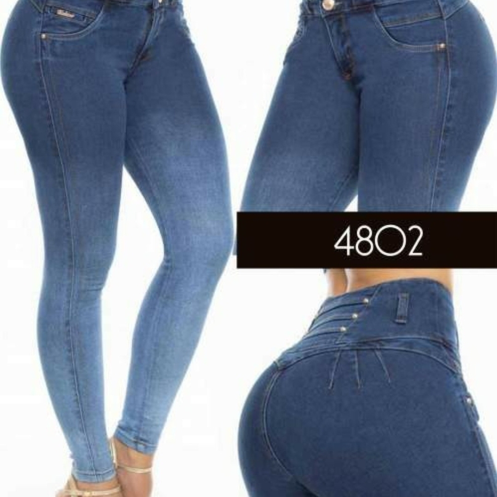 4802 Verox Elegant Blue Skinny Jeans for Women(b15)